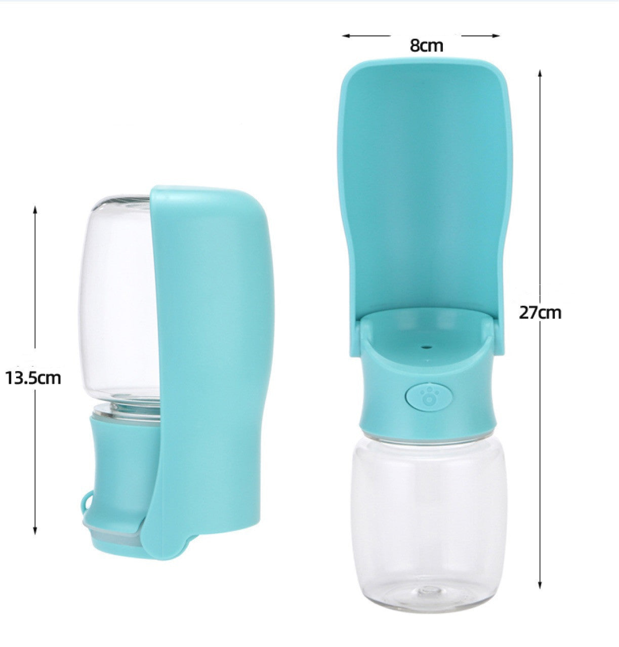 Portable Cat Dog Water Bottle Food Feeder Drinker Poop Dispenser 3 In 1 Leak-proof Multifunctional Dog Water Bottle Pet Products