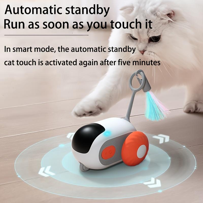 Exciting Interactive Dog and Cat Toy Car - Smart RemoteControl, Fun Feather Chase, Dynamic ElectricKitten Plaything For Active Exercise & Learningsmart Dogtoy Catrobot Toy Indoor Cattoy